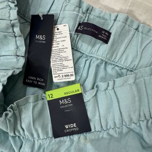 light Blue Linen Pants