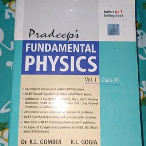 Reference Book Of Physics(NCERT,Class 11,Vol-1)