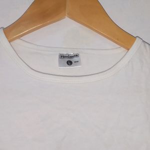 Fleximaa Brand White Tshirt (Women)