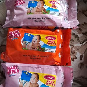 Pack Of 3 CAMAY BABY WIPES