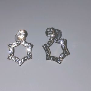 Star Shaped Diamond Earring