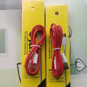 Pack Of 2 Ojas C Type Data Cable