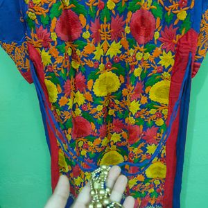 Floweral Work Full Length Kurta