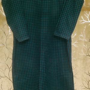 Woollen Black Lining Kurta