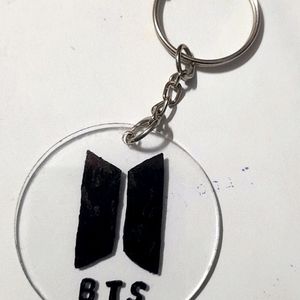 Homemade Bts, Cat, And Quote Keychain