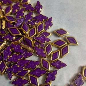 Purple Kundans 100 Piece Pack