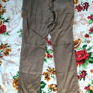 Light Brown Stitched Pant | Size 32