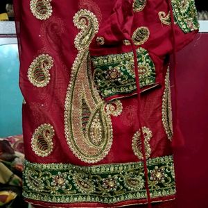 Bridel Saree With Dupatta