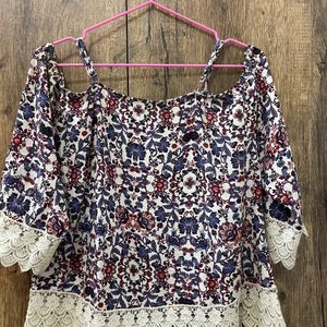 Floral Off Shoulder Top