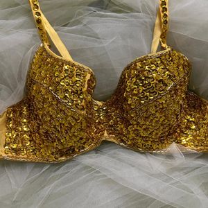 Sequin Bra