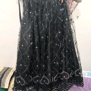 🖤 Black  Mirror Heavy Lehnga Choli