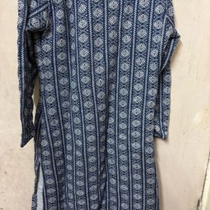 Blue Wool Kurta