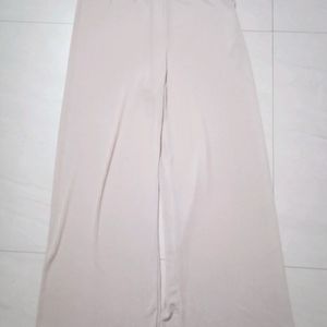 Off White Stretchable Palazzo