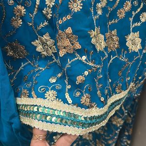 Blue Lehenga Waist 28