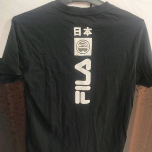 Fila Black Tshirt For Men M Size