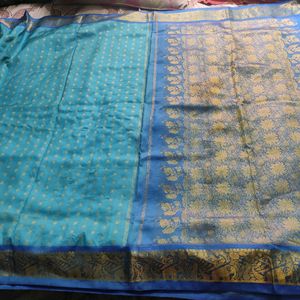 Blue Silk Saree