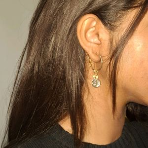 Coin Dangler Earring