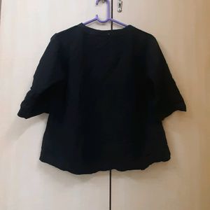 Black Cotton Top