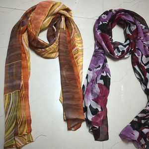 Women Combo Of 2 Scarf