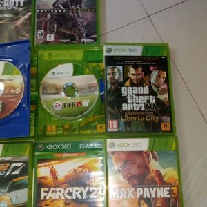 Xbox 360 13 CD's...