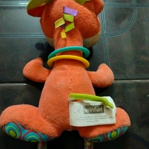 WINFUN Giraffe Rattle Soft Toy