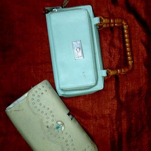 Western Stylish 2 Handbag And Clutch  Combo