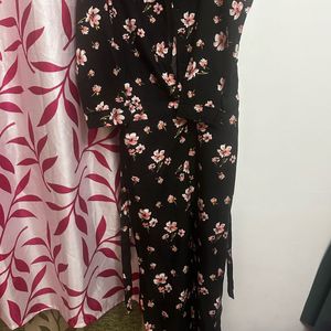 Floral Beautiful Jumpsuit Only One Time Wear