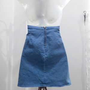 Denim Mini Skirt