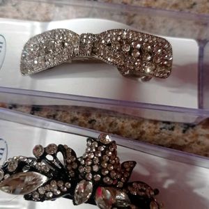 J P Brand 5 Diamond Hair Clip