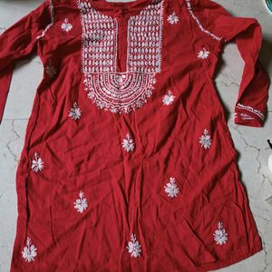 Red Kurti