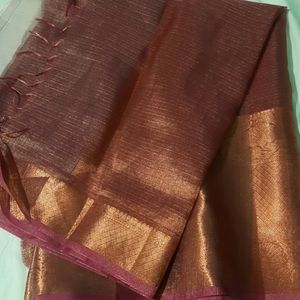 Light Weight Copper silk Saree