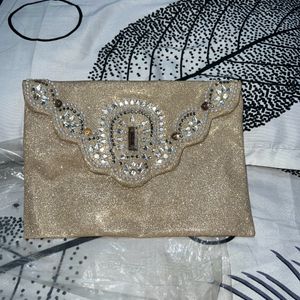 Golden Shimmery clutch