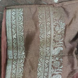 Block Print Saree With Blouse