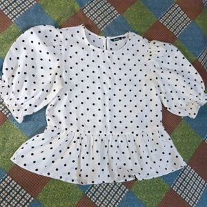 Polka Dot Crop Top