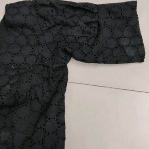 Chikankari Black Blause