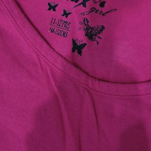 Girls Pink Tshirt