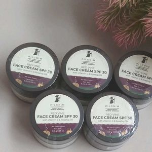 Combo Of 5 Pilgrim  Red Vine Face Cream