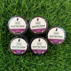 5 Pcs Pilgrim Red Vinegar Night Gel Cream