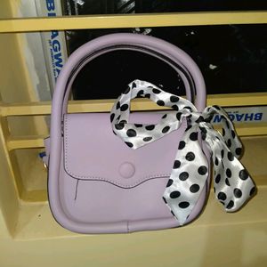 Lavender Satchel Bag