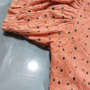 Orange Readymade Blouse.....