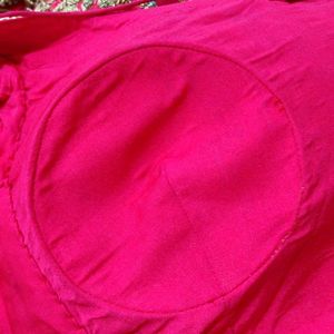 Pink Hand Embroidered Lehenga Choli (Women's)