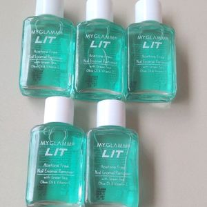 Combo Of 5 Nail Polish Remover