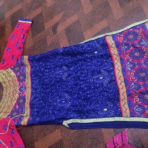 Beautiful Heavy Blue Coloured Kurta Trouser