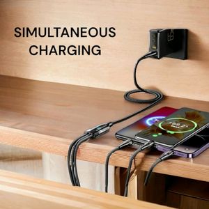 3-in-1 Super Fast Charging Cable 100w