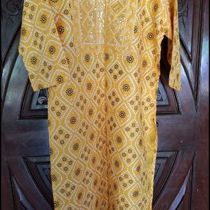 New Yellow Colour Kurta