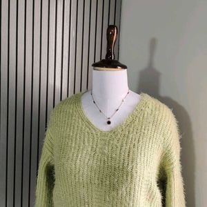 Pinteresty Fur Knitted Jumper