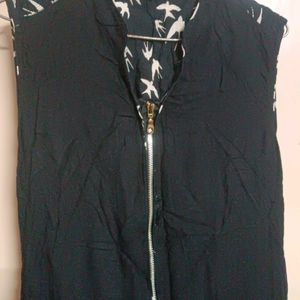 Straight Black Kurti