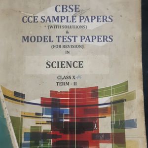 Class 10 Cbse Sample & model Test Ppr For Scienc