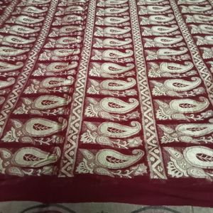 Cotton Saree Maroon