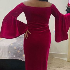 Partywear Off shoulder Dress